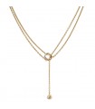 Cartier Baby Trinity three-tones gold necklace