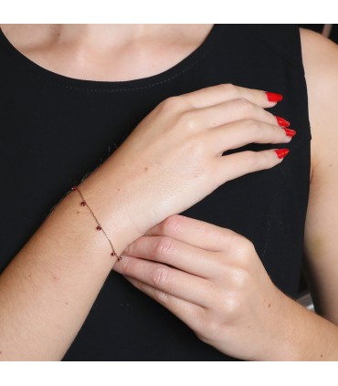 Djula garnets and gold bracelet