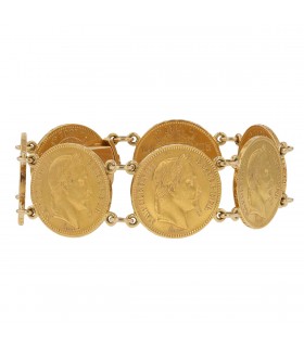 Gold bracelet Napoléon III