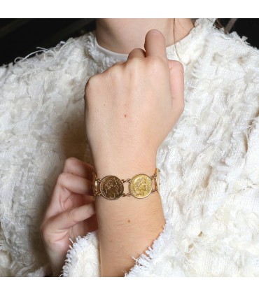 Gold bracelet Napoléon III