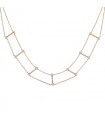 Djula diamonds and gold necklace