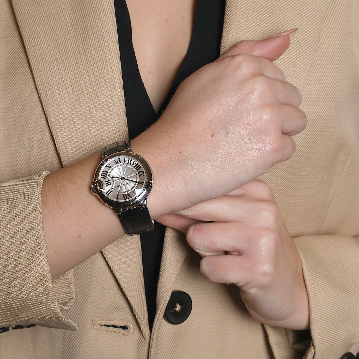 Cartier montre hotsell femme ballon bleu