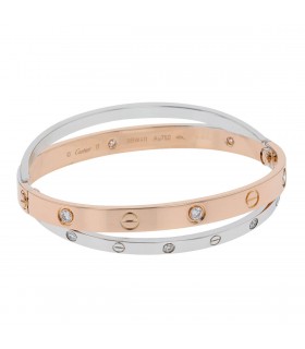 Bracelet Cartier Love 12 Diamants Taille 17