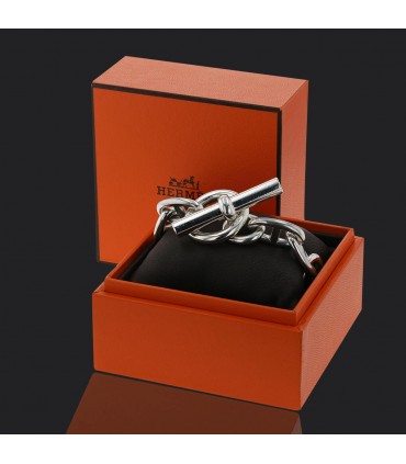 Hermès Chaîne d’Ancre silver bracelet