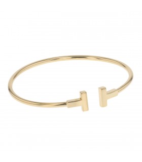 Tiffany & Co. Wire Tiffany T gold bracelet