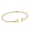 Tiffany & Co. Wire Tiffany T gold bracelet