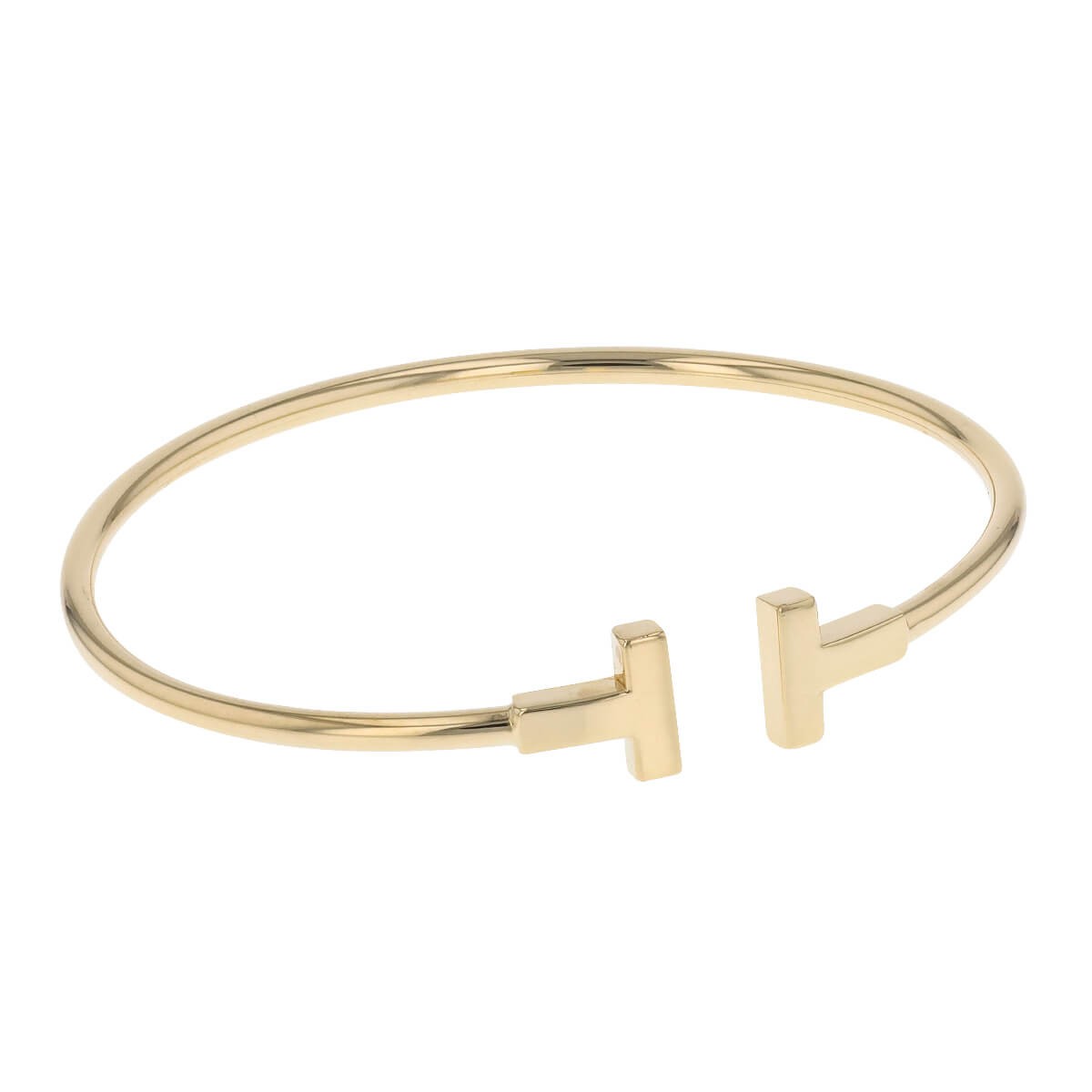 Tiffany & Co. Wire Tiffany T gold bracelet