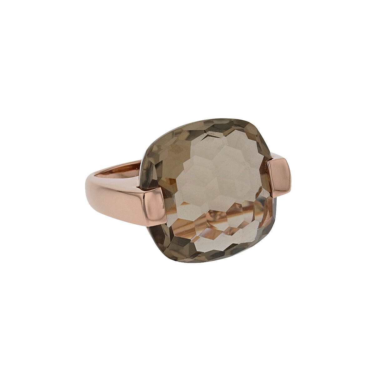 Quartz online fumé bague