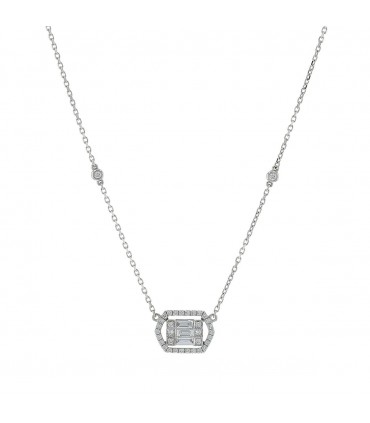 Djula Eclat diamonds and gold necklace