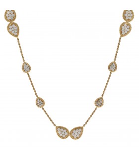 Boucheron Serpent Bohème gold and diamonds necklace