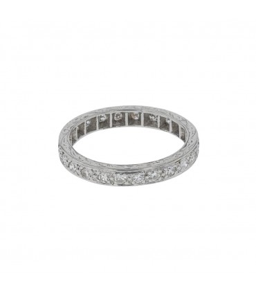 Platinum and diamonds ring