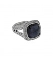 David Yurman Albion diamonds and silver ring