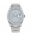 Rolex DateJust diamonds and stainless steel watch Circa 1997
