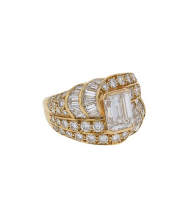 Boucheron diamonds and 18k gold ring