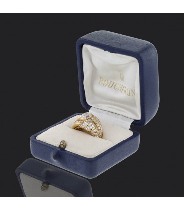 Boucheron diamonds and 18k gold ring