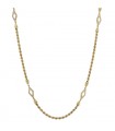 Gold and diamonds necklace