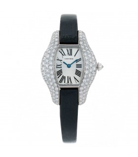 Cartier Libre Tonneau Arrondie 18k gold and diamonds watch