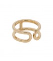 Hermès Ever Chaîne d’Ancre gold ring