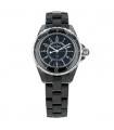 Chanel J12 black ceramic and stainless steel watch