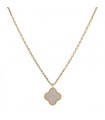 Van Cleef & Arpels Sweet Alhambra mother-of-pearl and gold necklace