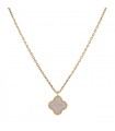 Van Cleef & Arpels Sweet Alhambra mother-of-pearl and gold necklace