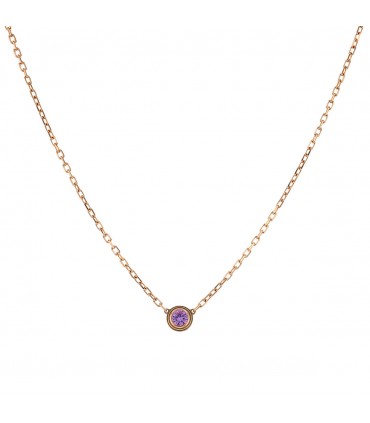 Cartier Cartier d’Amour pink sapphire and gold necklace