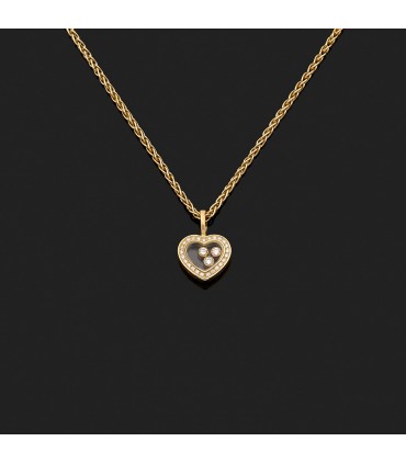 Chaîne Pendentif Chopard Happy Diamonds
