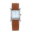 Hermès Heure H stainless steel watch