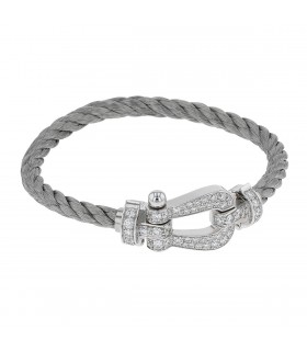 Fred Force 10 diamonds and gold bracelet