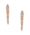 Bulgari Serpenti Viper diamonds and gold earrings