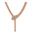 Bulgari Serpenti Tubogas diamonds and gold necklace