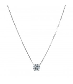 Diamond and gold necklace