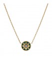 Dior Rose des Vents malachite, diamond and gold necklace
