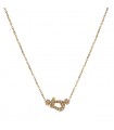 Fred Force 10 diamonds and gold necklace