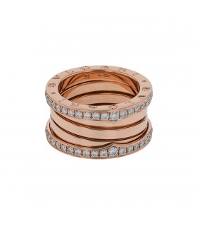 Bulgari B.Zero 1 diamonds and gold ring