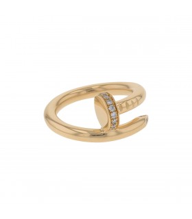 Cartier Juste un Clou diamonds and gold ring