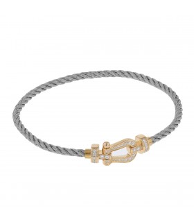 Fred Force 10 diamonds and gold bracelet