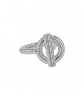 Hermès Echappée silver ring