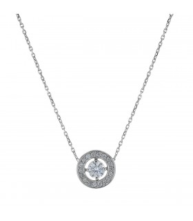 Collier or et diamants