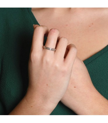 Platinum and diamonds ring