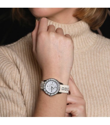 Dior Christal diamonds and stainless steel watch