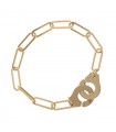 Dinh Van Menottes R15 gold bracelet