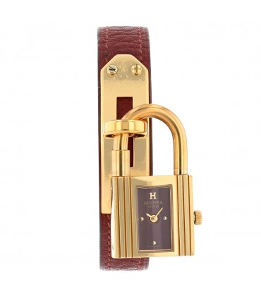 Hermès Kelly gold plated watch