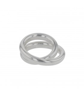 Hermès Vertige silver ring