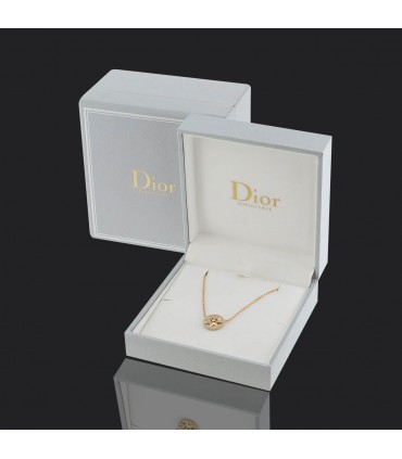 Dior Rose des Vents mother-of-pearl, diamond and gold necklace