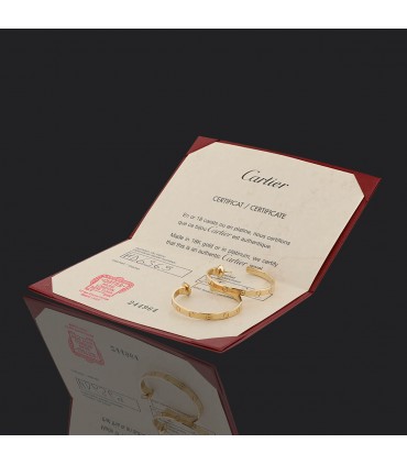 Cartier Love gold earrings