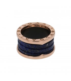 Bulgari B.Zero 1 lapis lazuli and gold ring