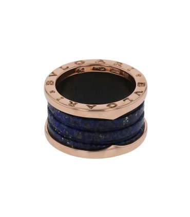 Bulgari B.Zero 1 lapis lazuli and gold ring