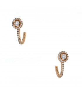 Messika Joy diamonds and gold earrings