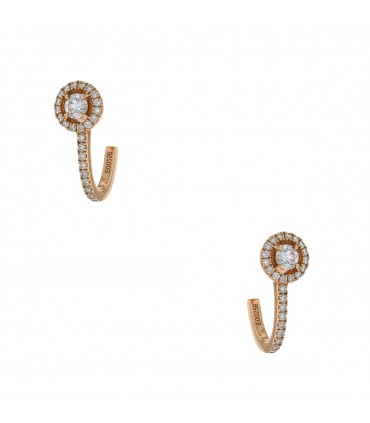 Messika Joy diamonds and gold earrings